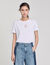 T-shirt in cotone con ricamo