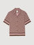 Camicia fluida con stampa Square Cross