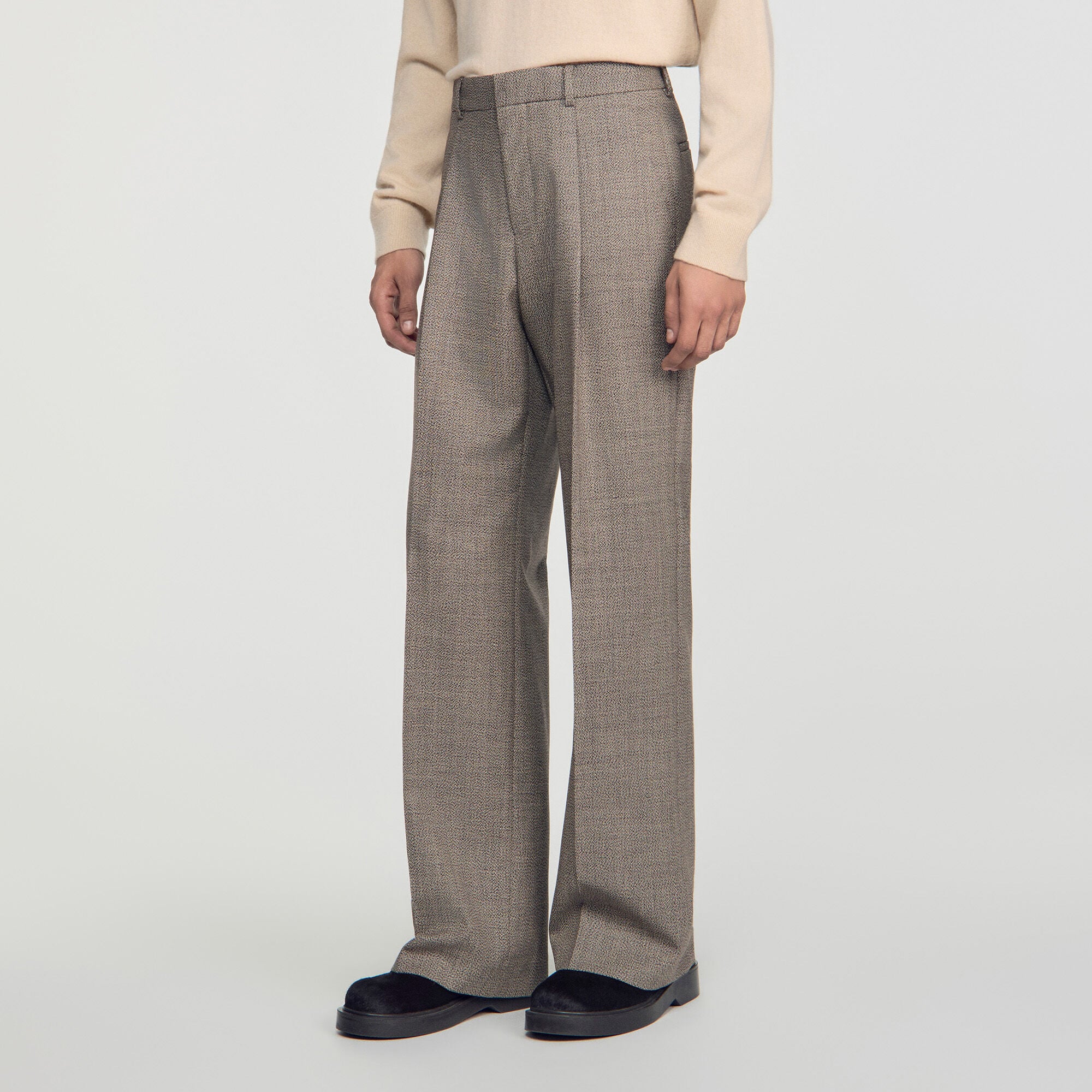 Pantaloni da abito in lana - Uomo | Sandro