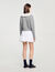 Cardigan con colletto a contrasto