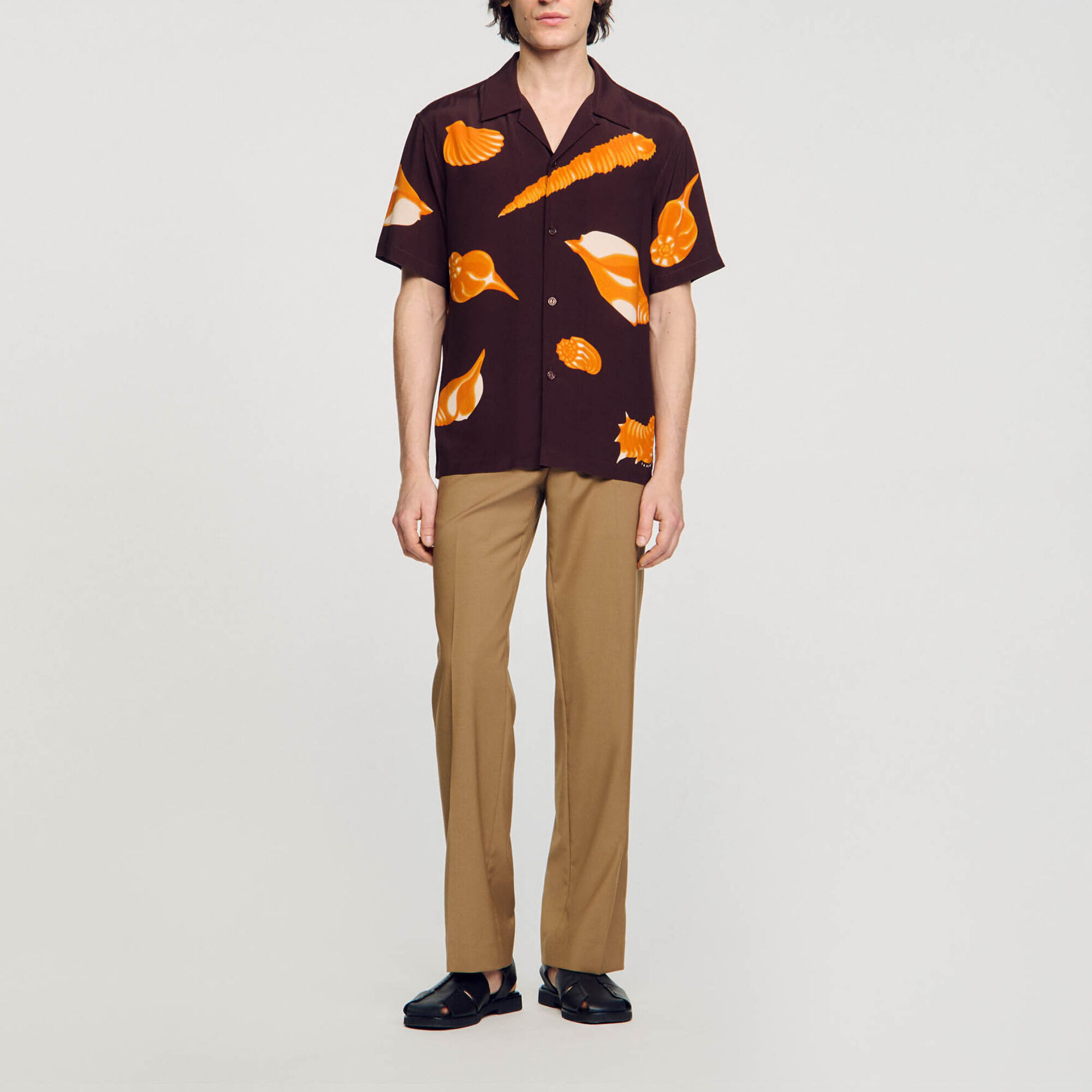 Camicia con conchiglie stampate - Uomo | Sandro