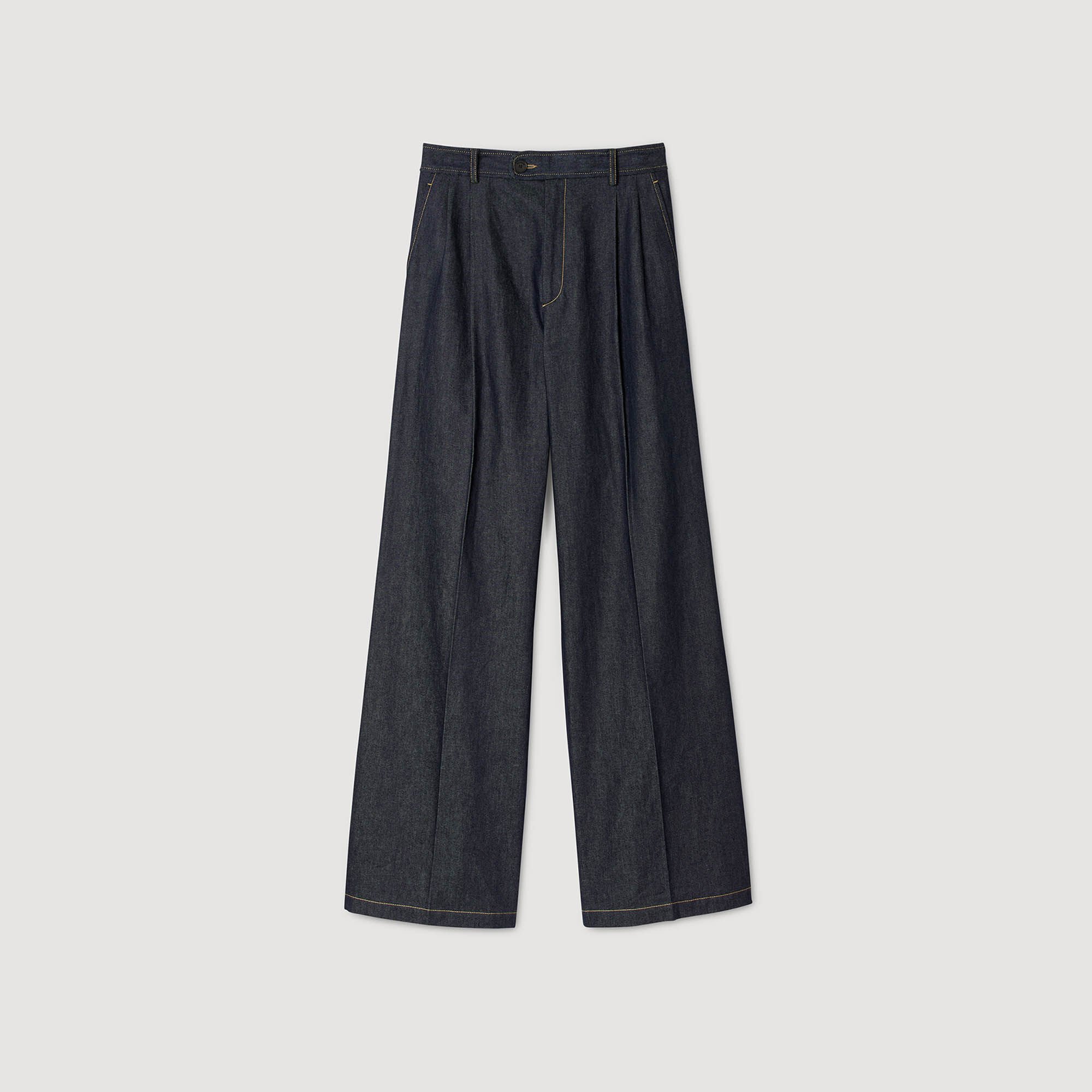 Pantaloni sartoriali in denim