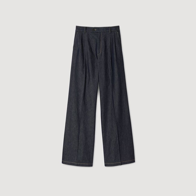 Pantaloni sartoriali in denim