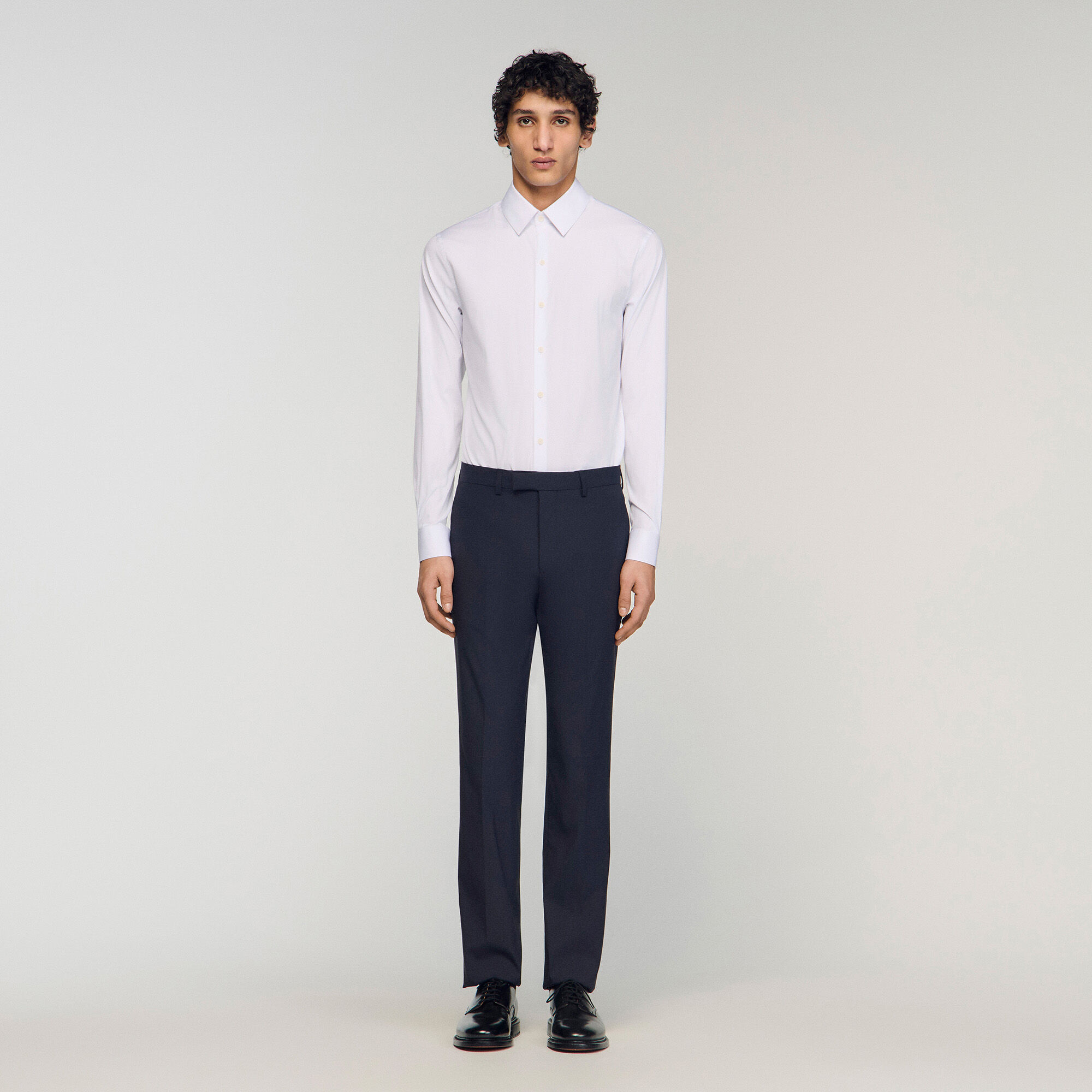 Camicia a tinta unita