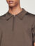 Polo in maglia con colletto con zip