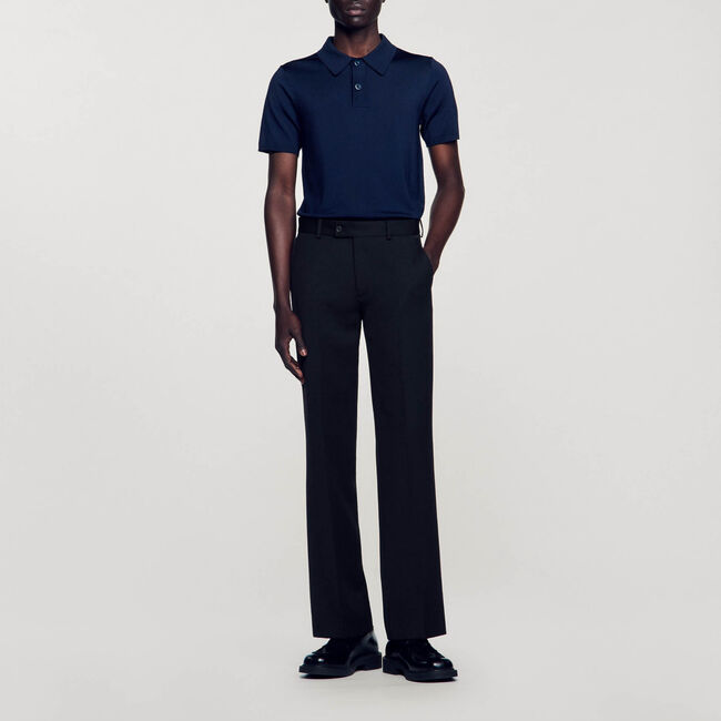 Pantaloni in misto lana