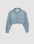 Giubbotto di jeans strass e perline