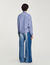 Camicia a righe con perline