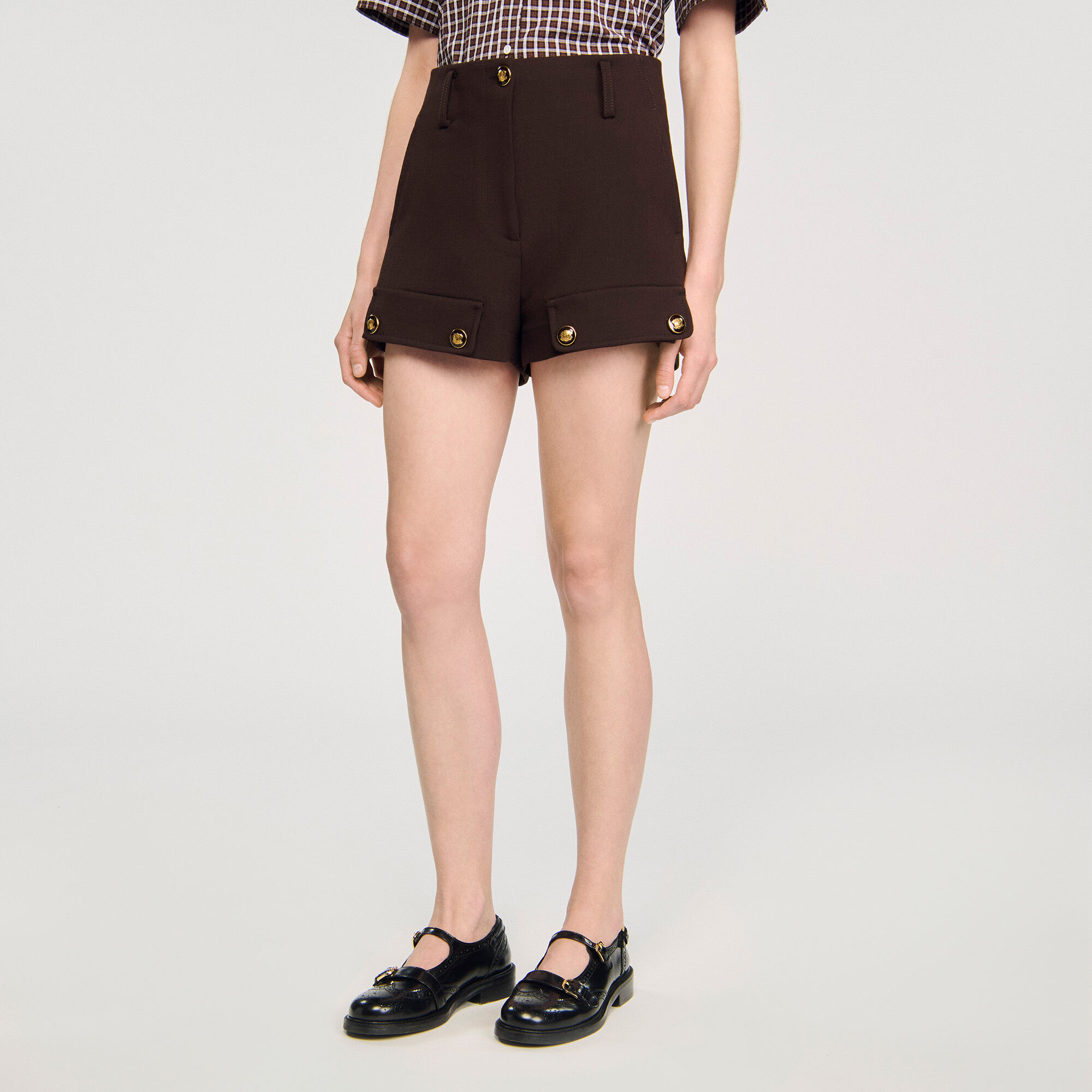 Shorts carpenter con bottoni