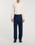 Pantaloni con pieghe baciate