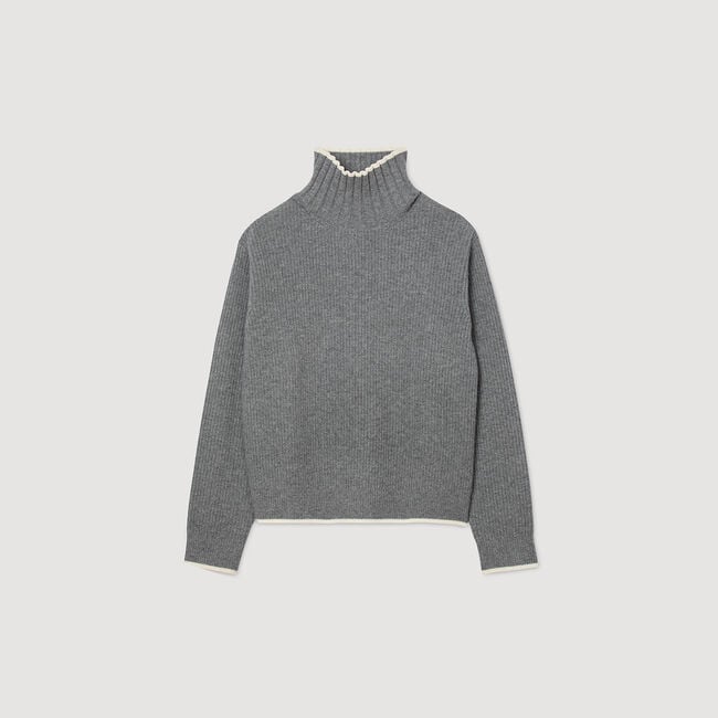 Maglione con collo alto
