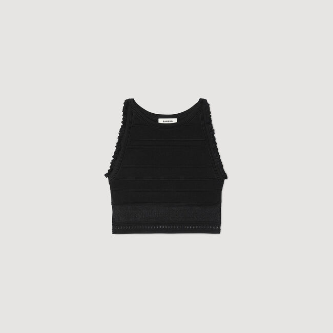 Maglione senza maniche