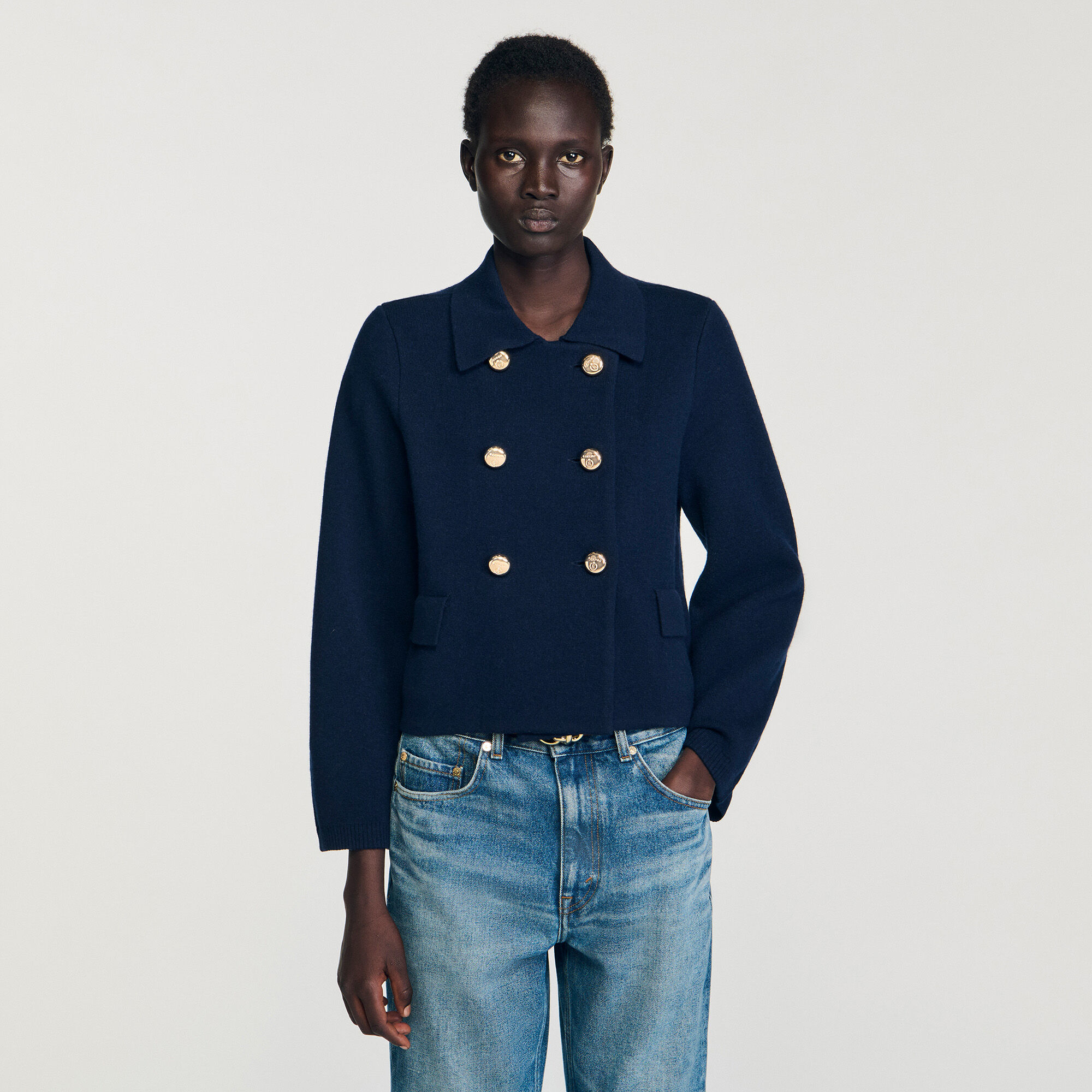 Cardigan a doppio petto
