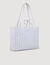 Tote bag in tela a righe