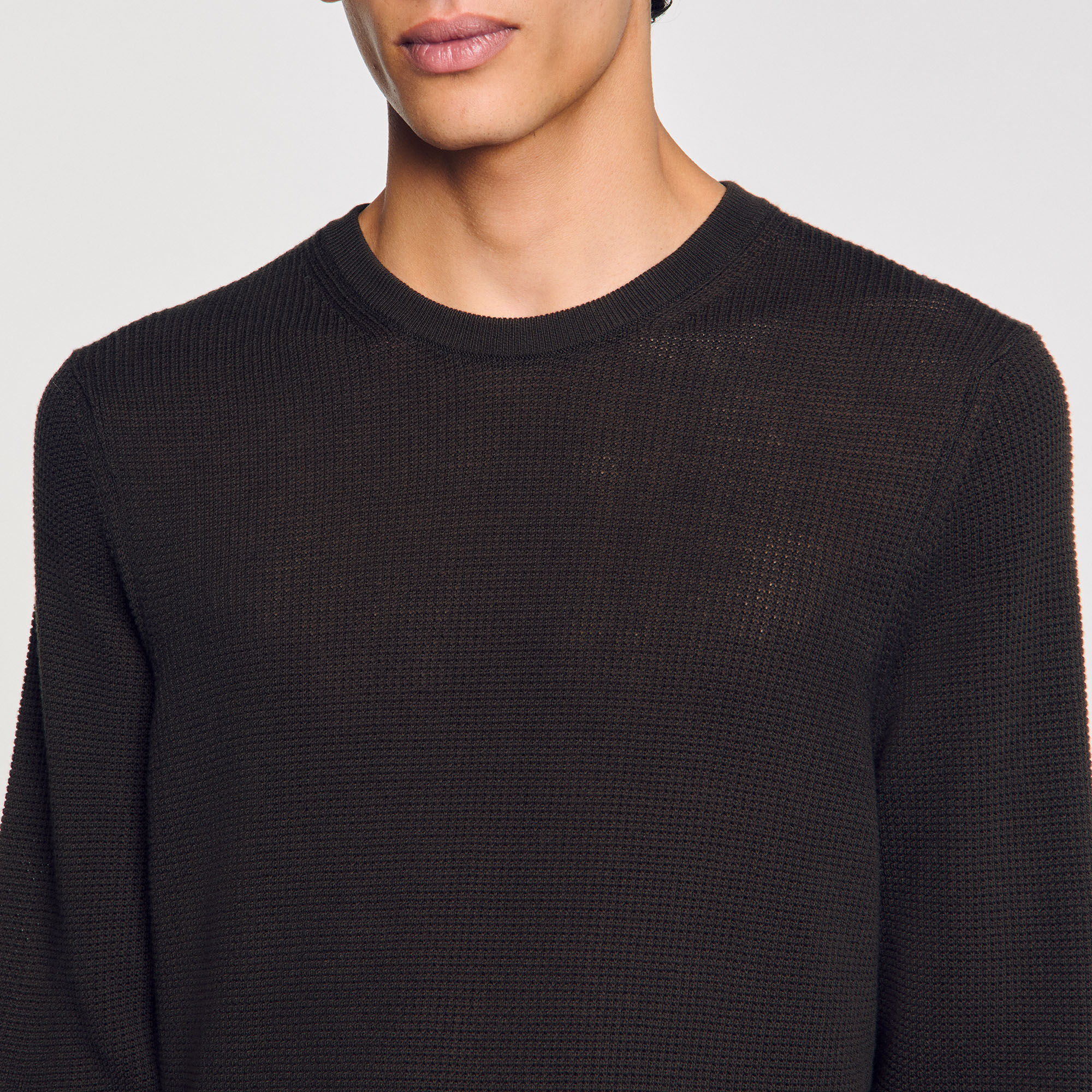Maglione in maglia testurizzata