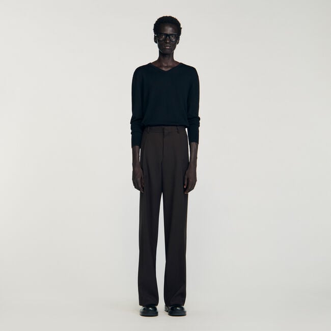 Pantaloni da abito in lana