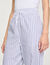 Pantaloni a righe glitterate