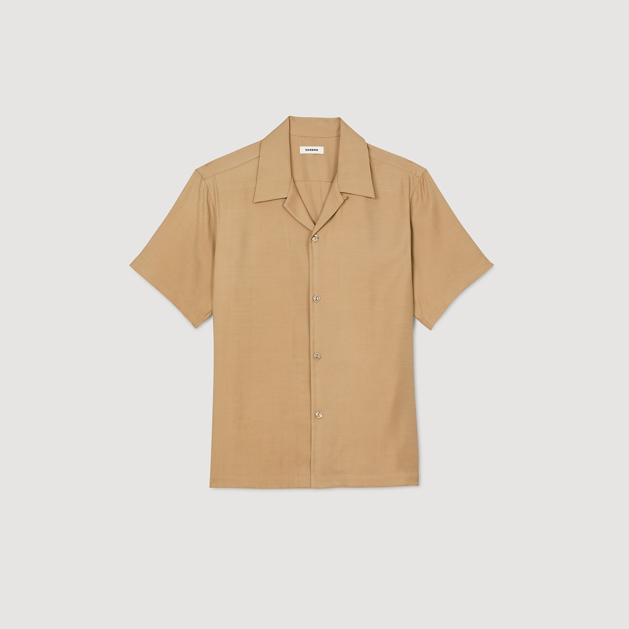 Camicia con colletto aperto