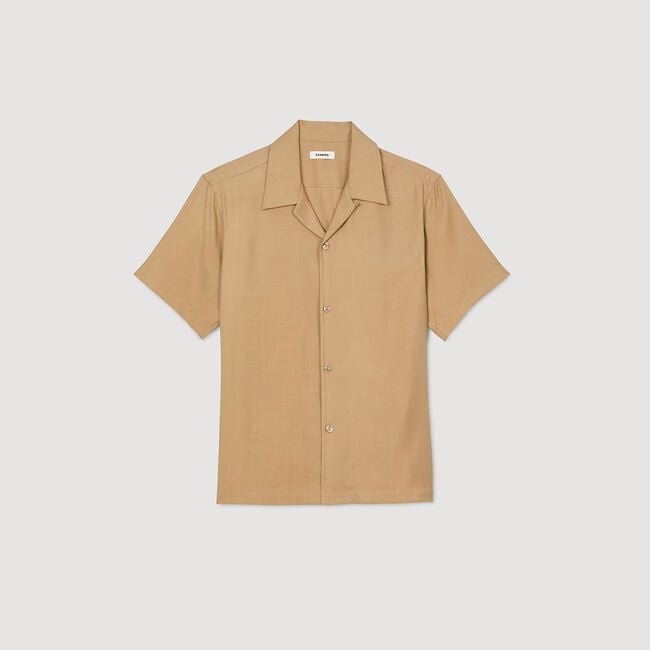 Camicia con colletto aperto