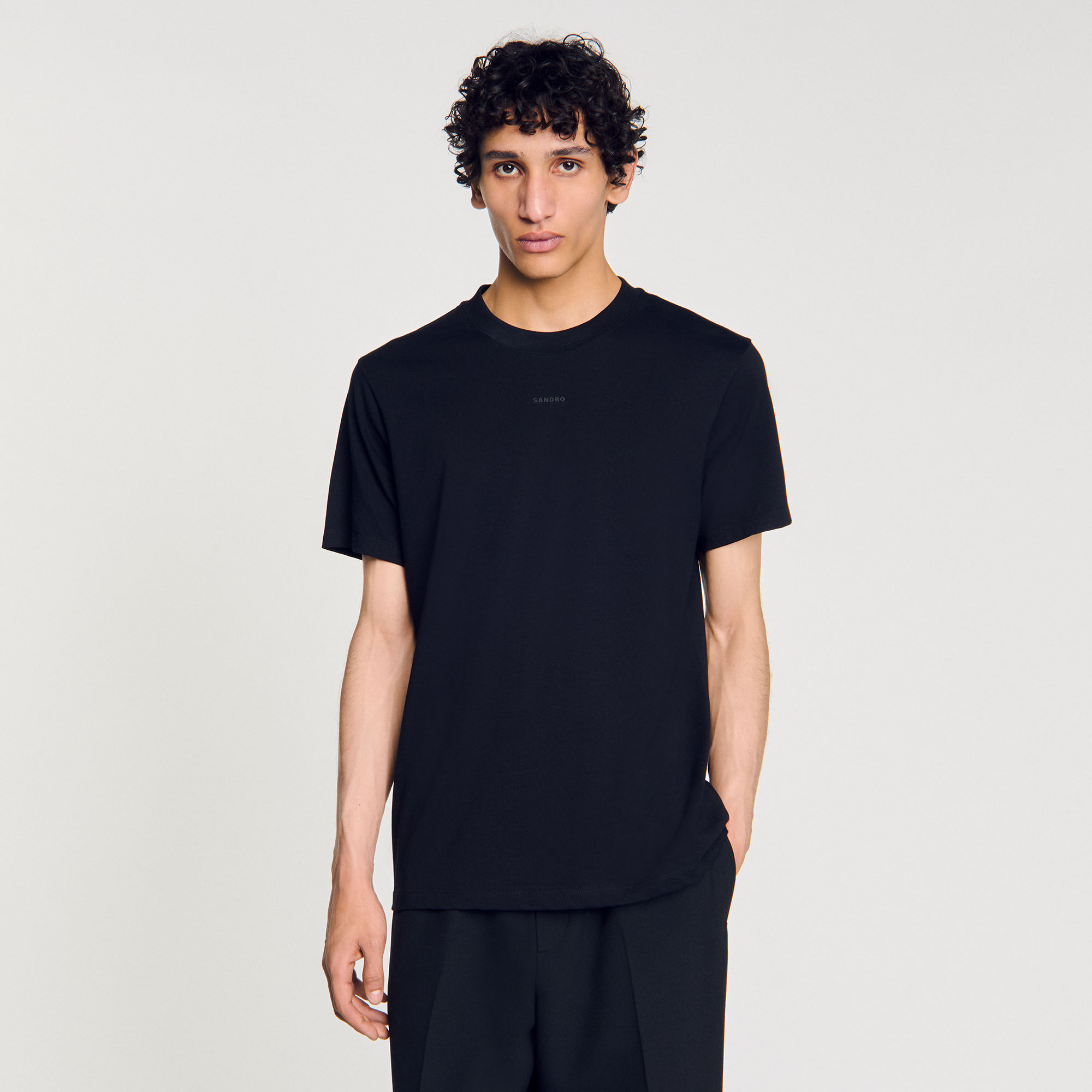 T-shirt in cotone con logo