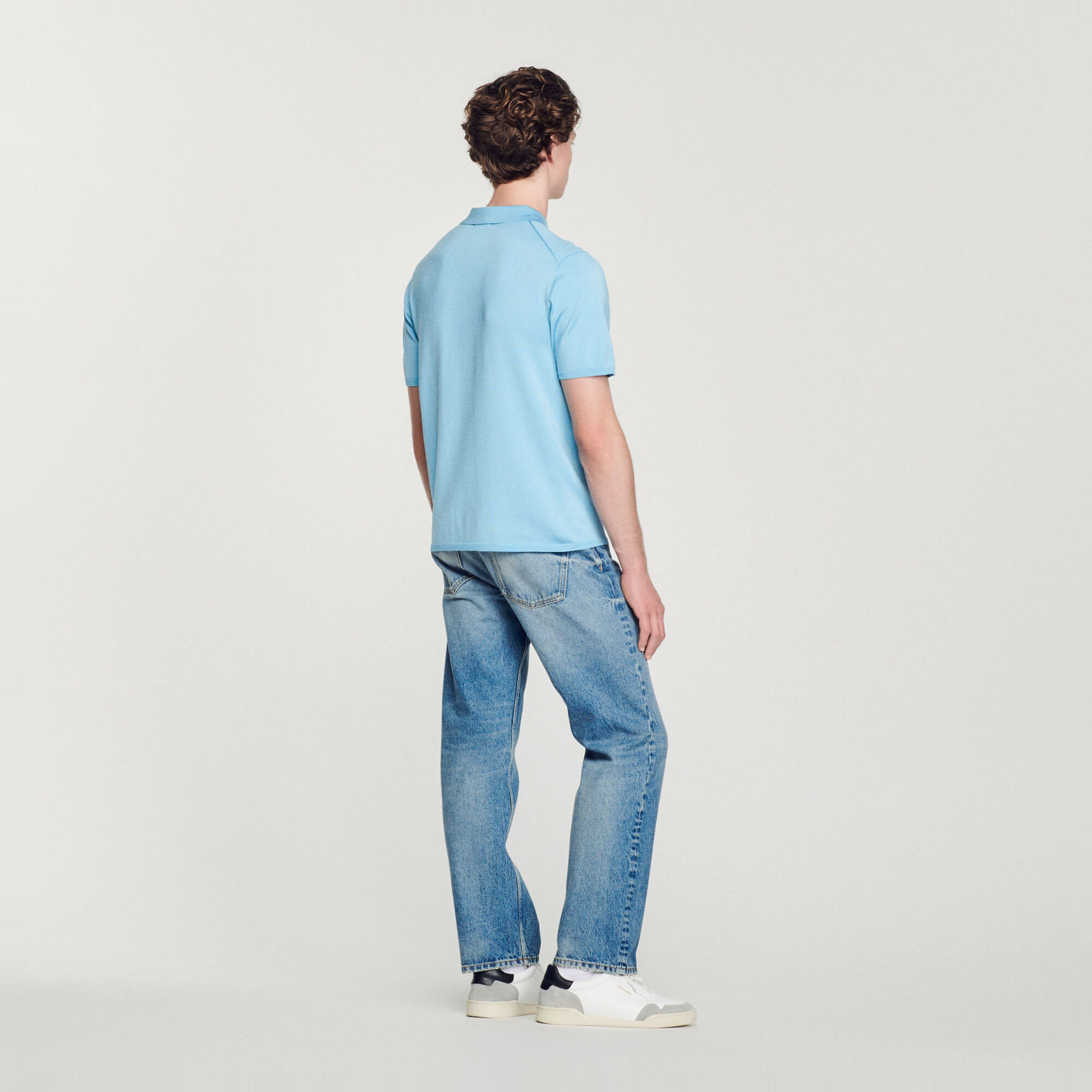 Polo in maglia a maniche corte