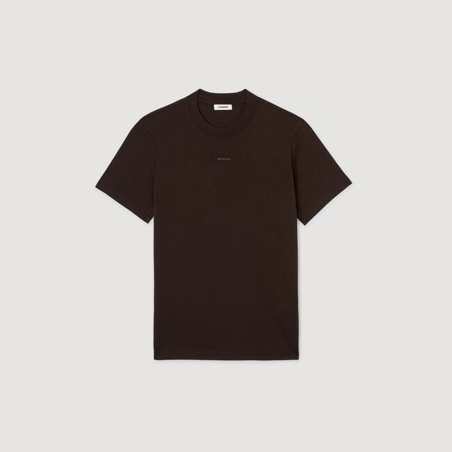 T-shirt in cotone con logo