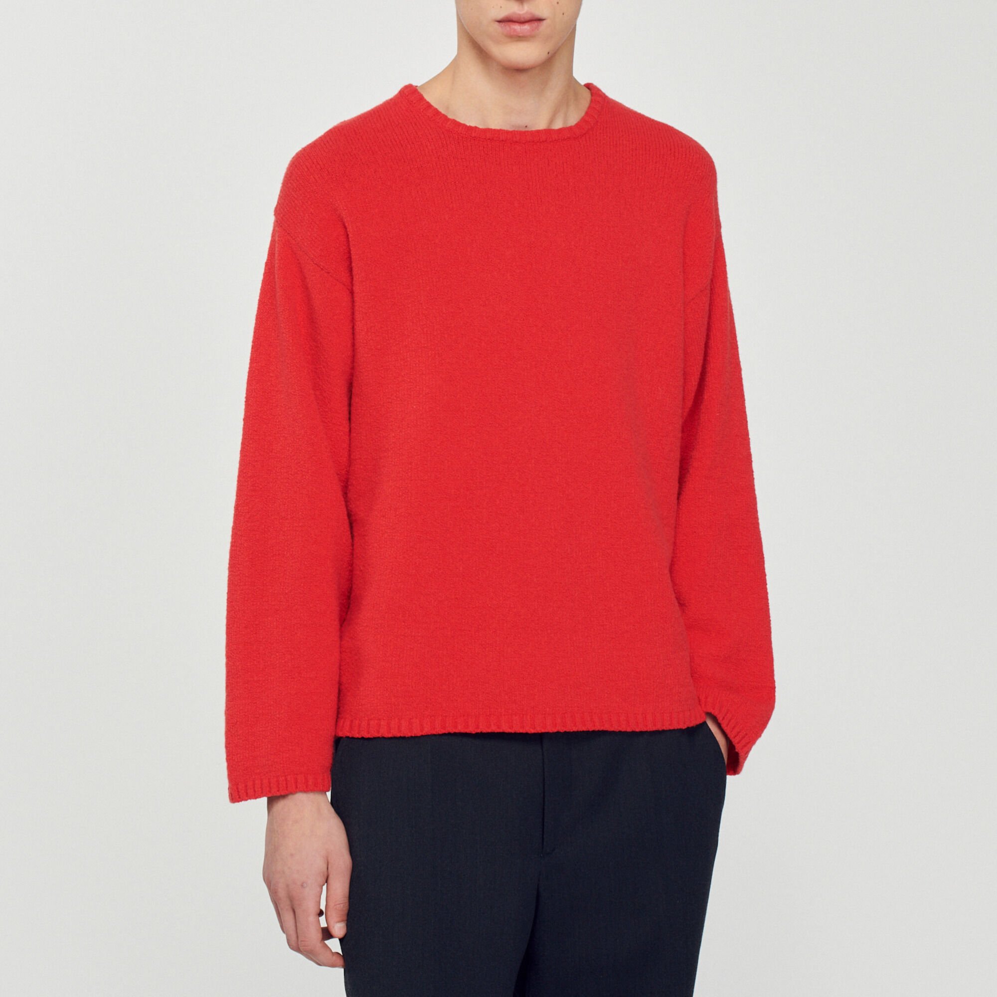 Pullover in maglia bouclé