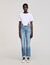 T-shirt corta decorata con strass