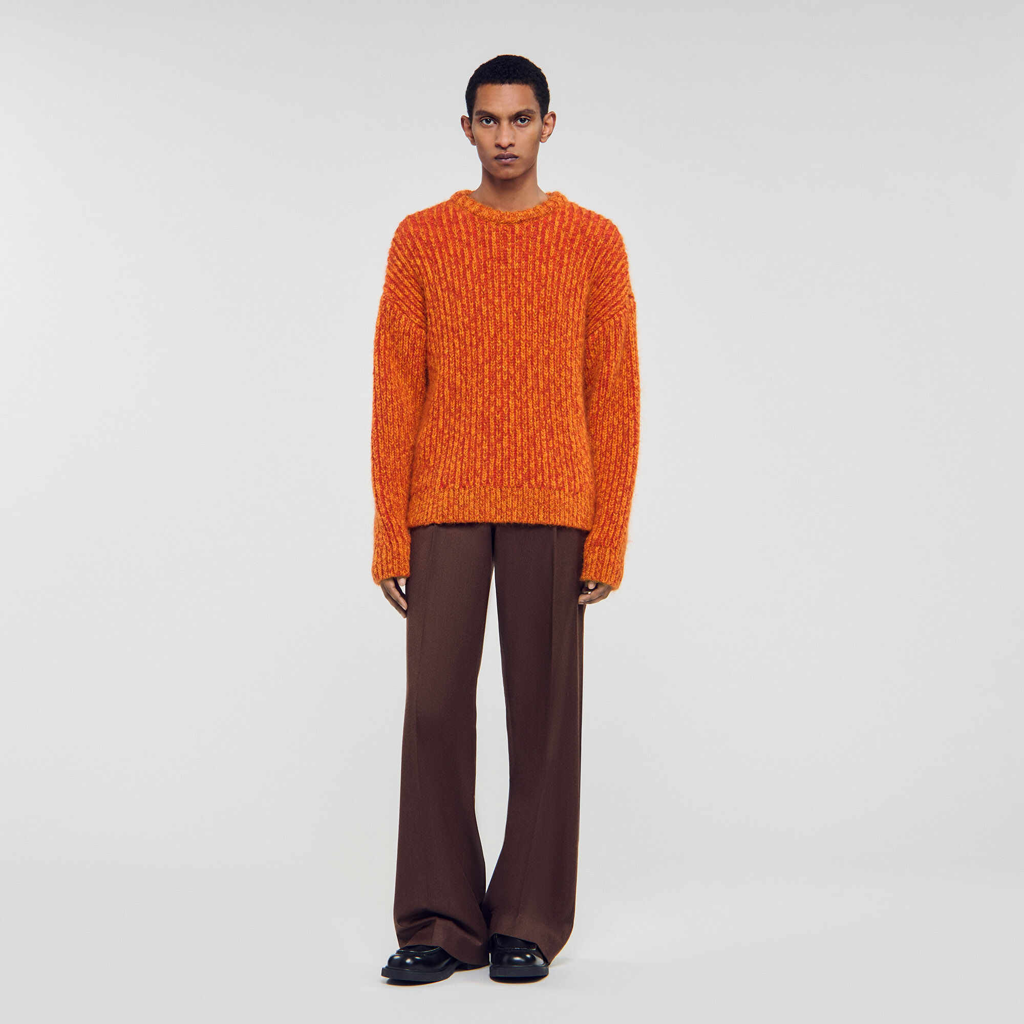Maglione girocollo maniche lunghe