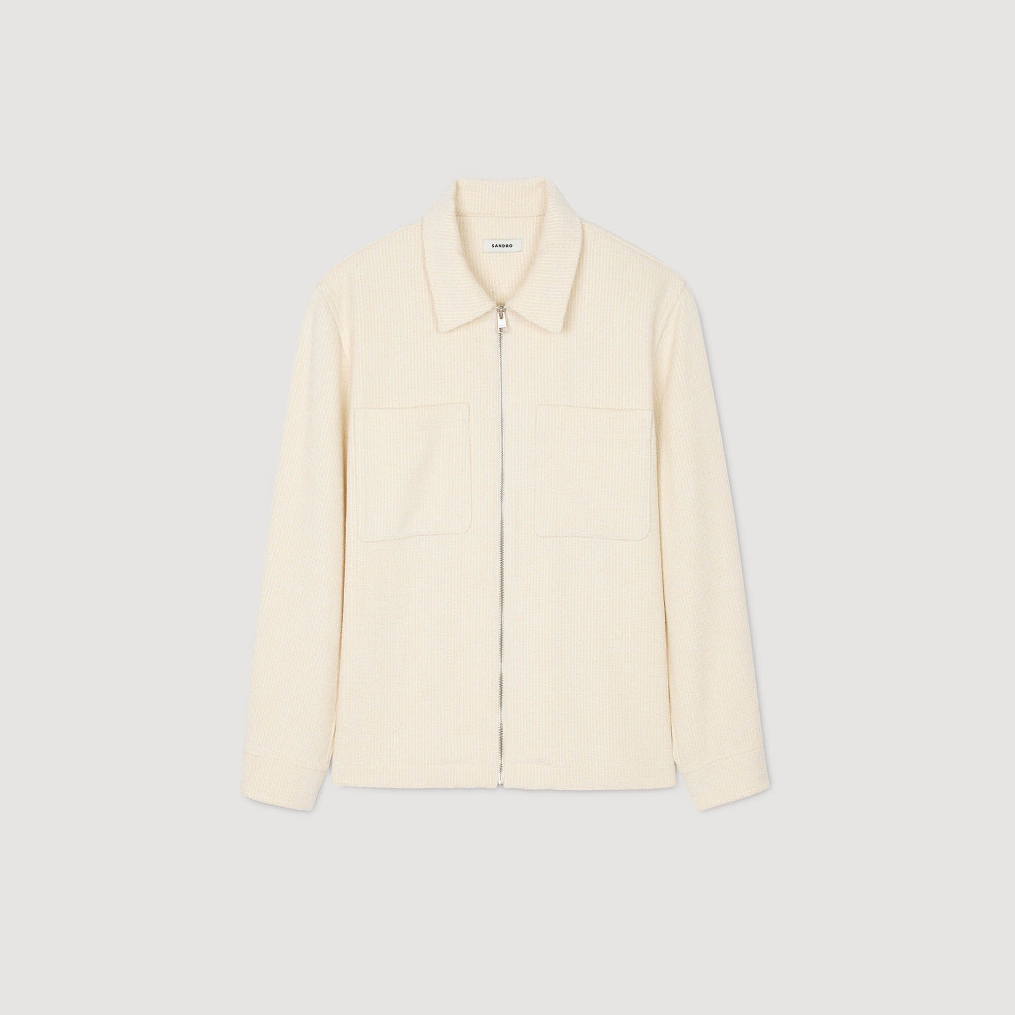 Overshirt in velluto a coste