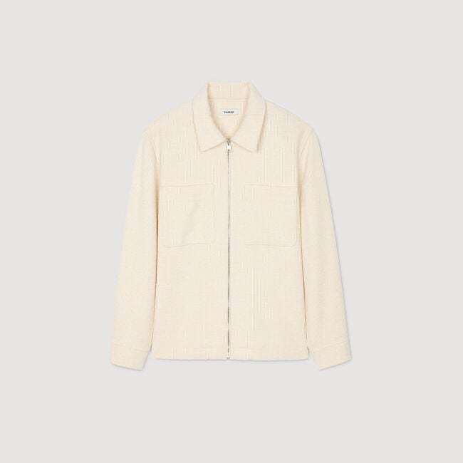 Overshirt in velluto a coste