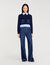 Maglione corto in lana e cashmere
