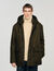 Parka in lana con cappuccio