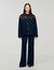 Giubbotto in denim e pelle
