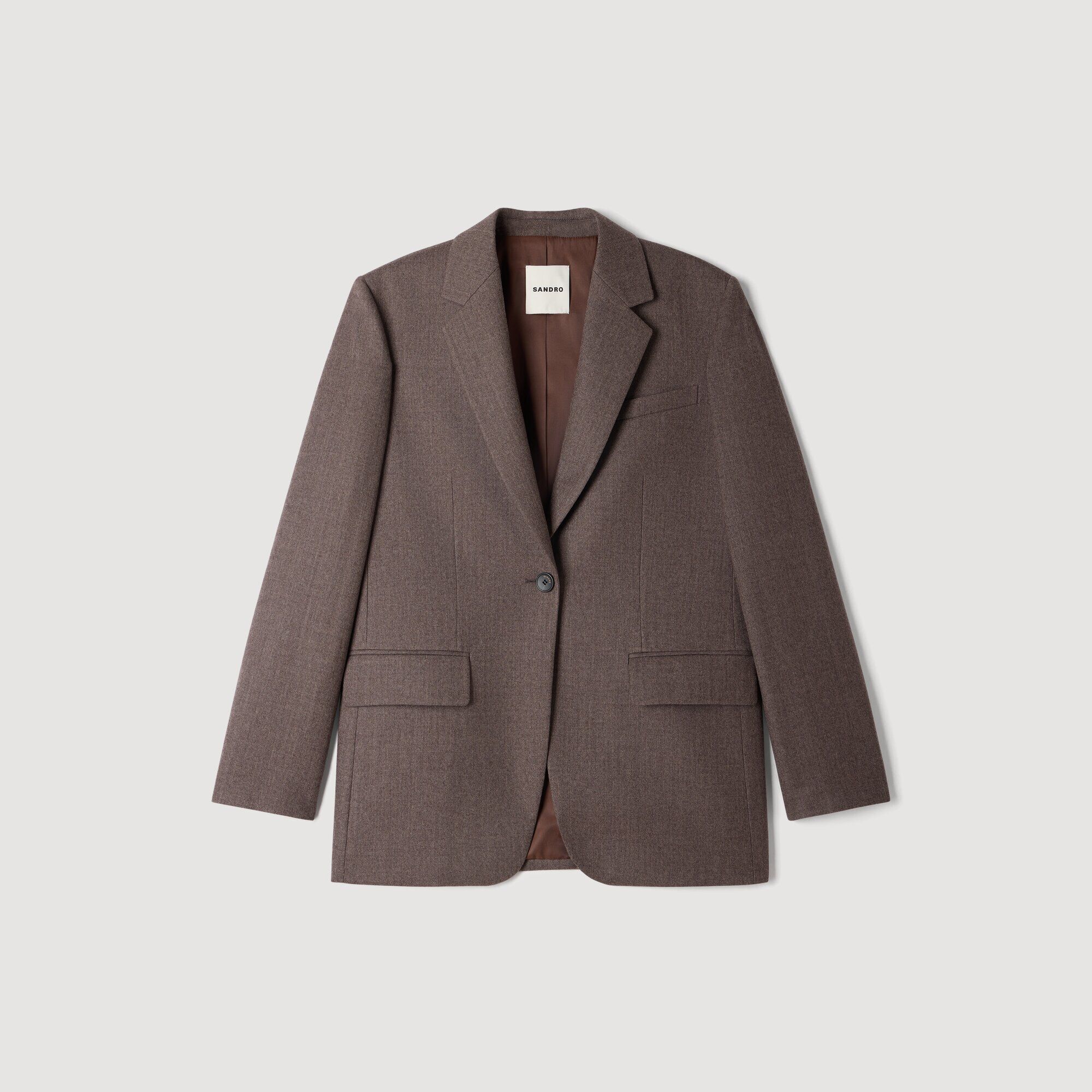 Giacca da tailleur in lana - Donna | Sandro