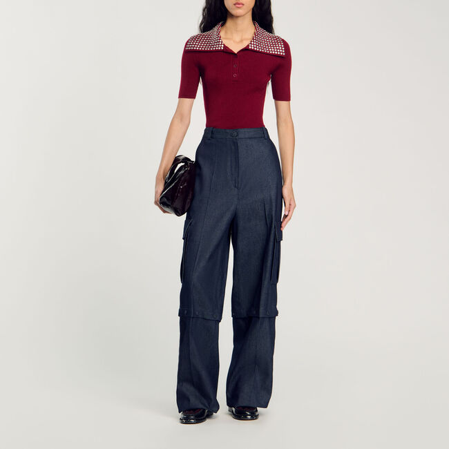 Pantaloni modulari in jeans
