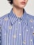 Camicia a righe con perline