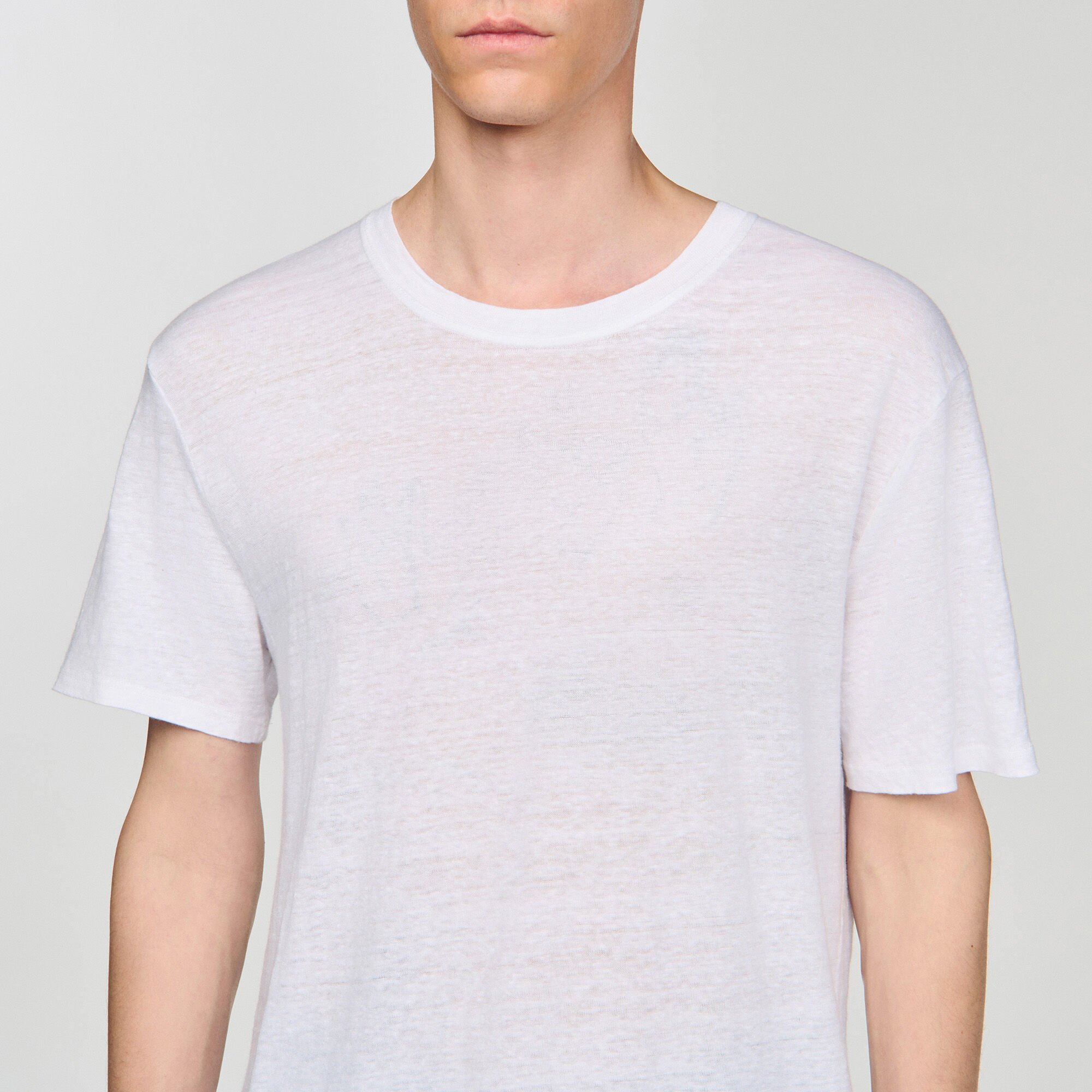 T-shirt in lino certificato