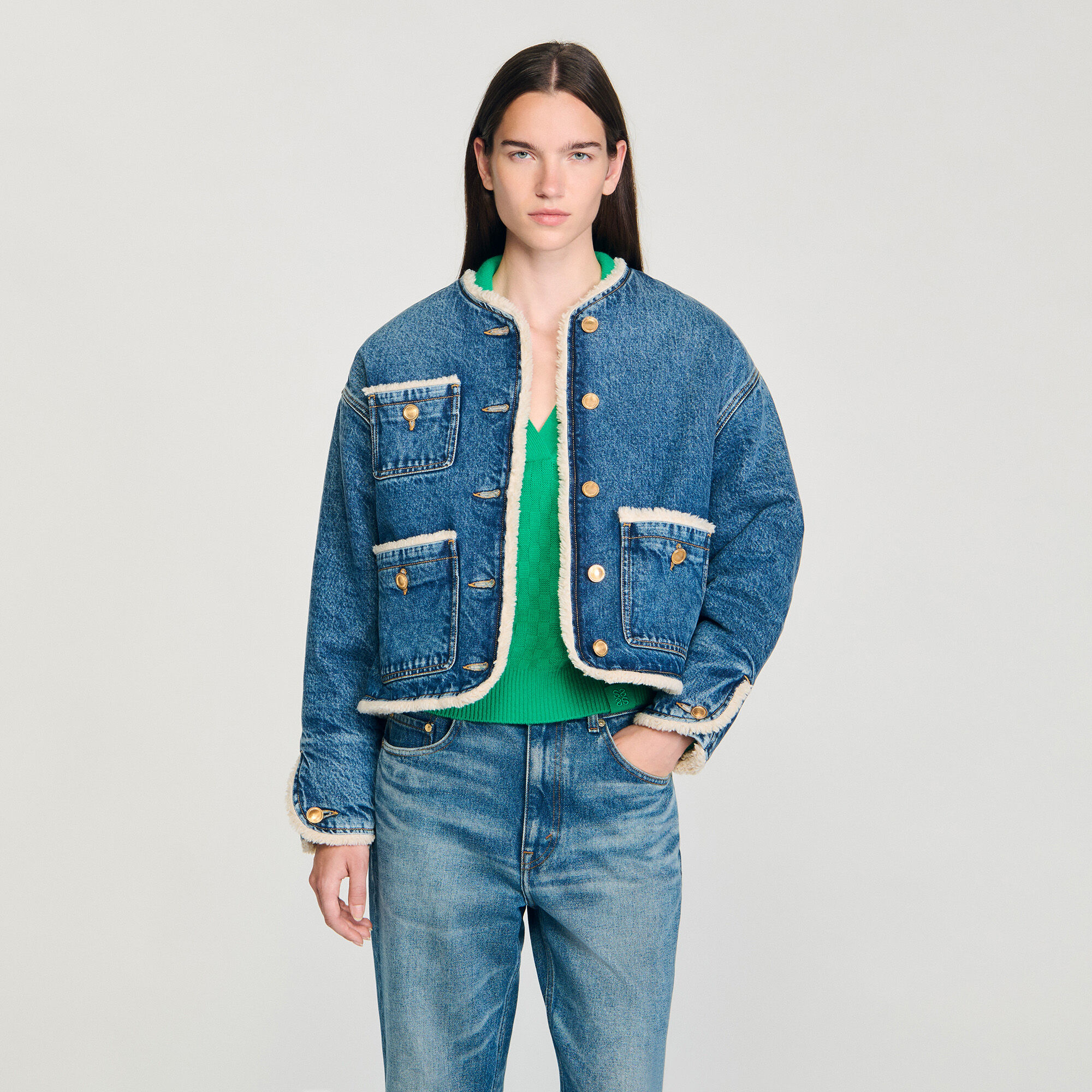 Giubbotto in denim