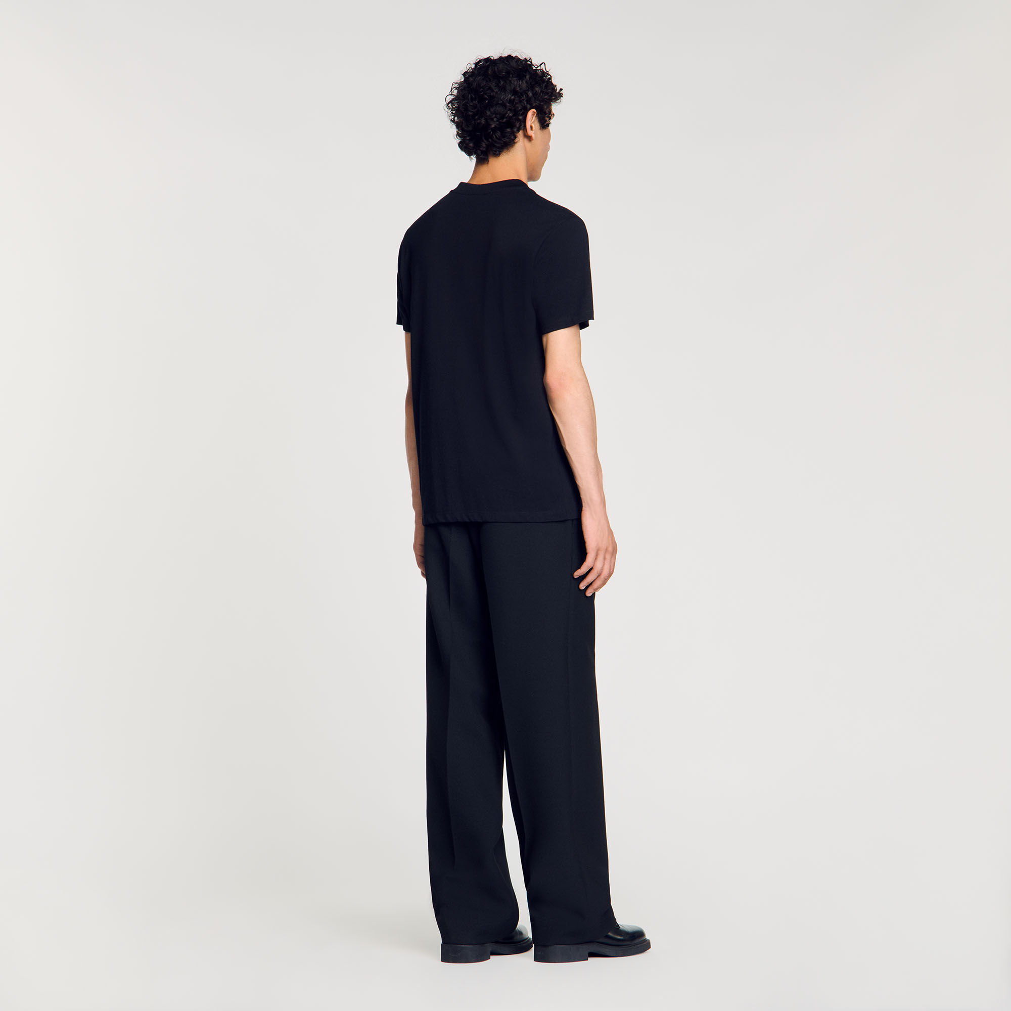 T-shirt in cotone con logo