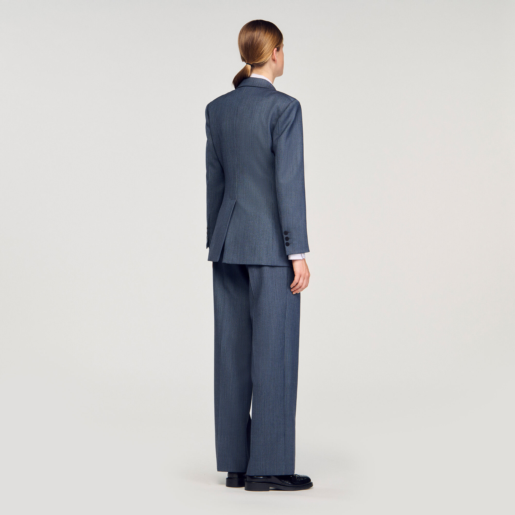 Giacca da tailleur a righe
