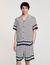 Camicia fluida con stampa Square Cross