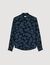 Camicia con stampa camelie
