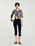 Camicia con stampa a fiori
