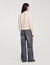 Maglione a coste in lana e cashmere