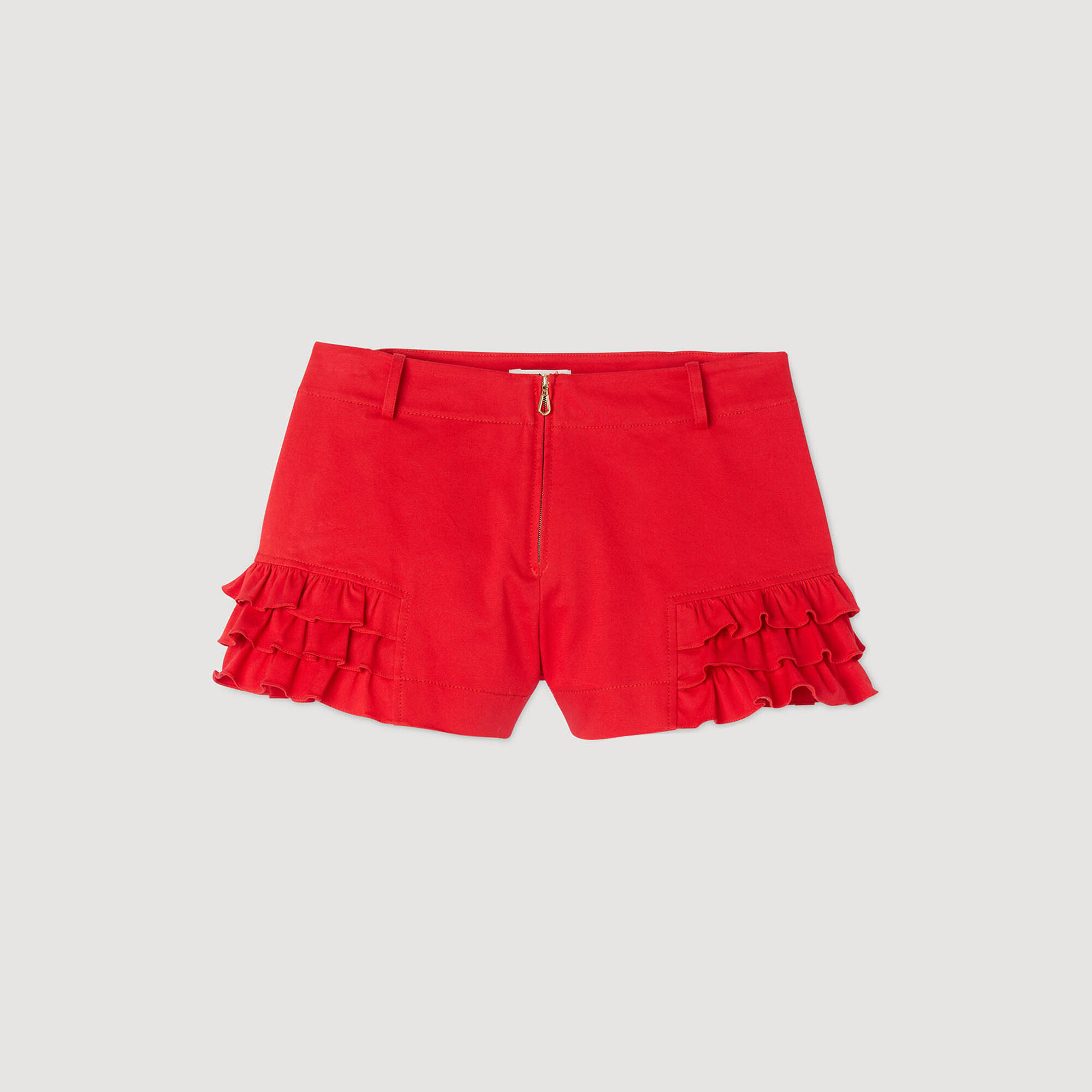 Shorts con volant