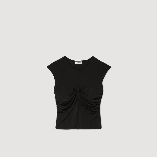 T-shirt drappeggiata