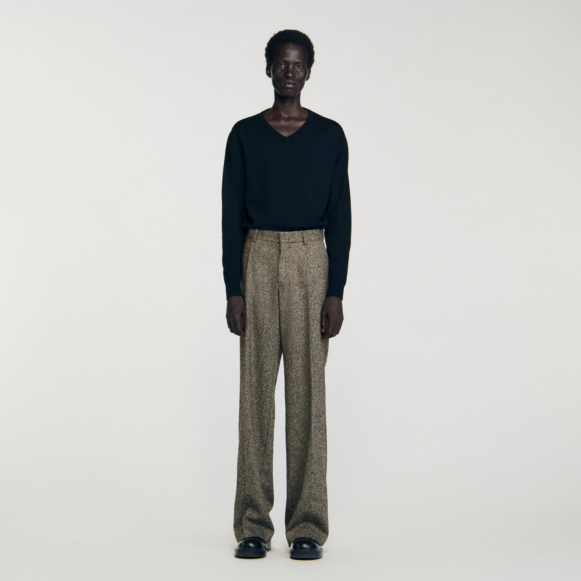 Pantaloni larghi da abito
