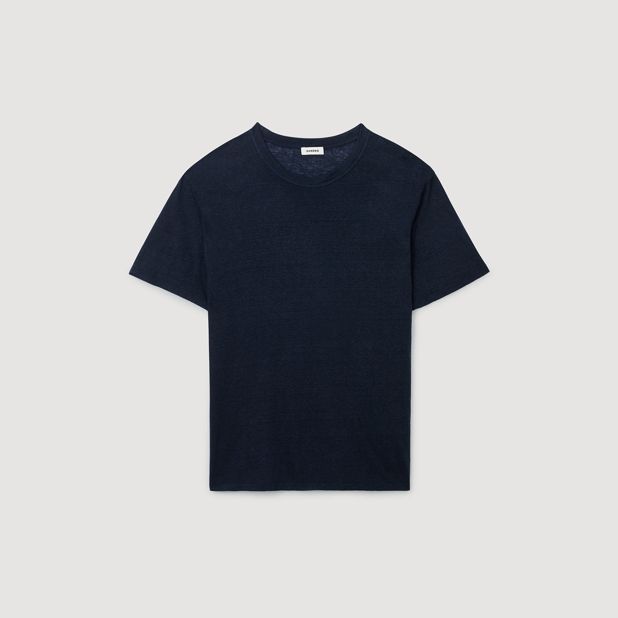 T-shirt in lino certificato