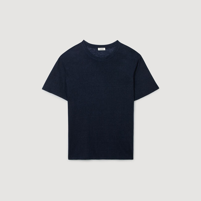 T-shirt in lino certificato